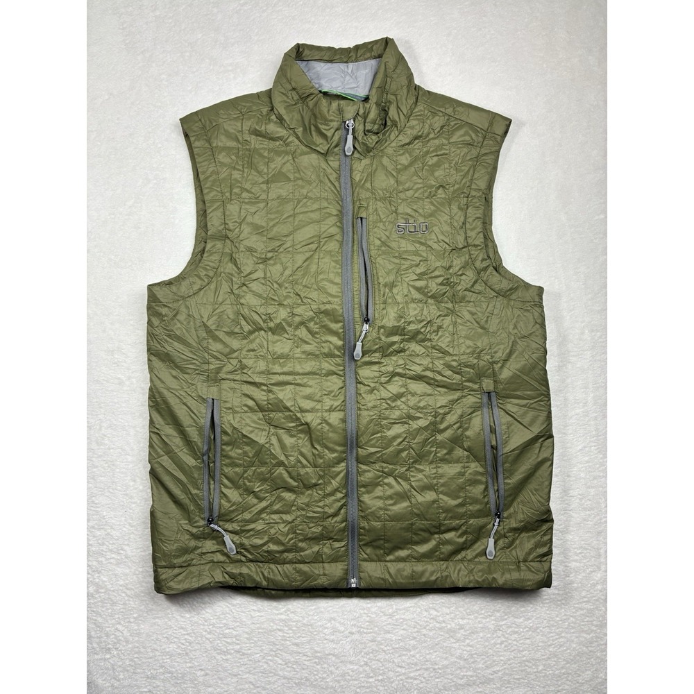 Stio Azura Insulated Vest Mens M Forest Green PrimaLoft Puffer Gilet CFO Summit
